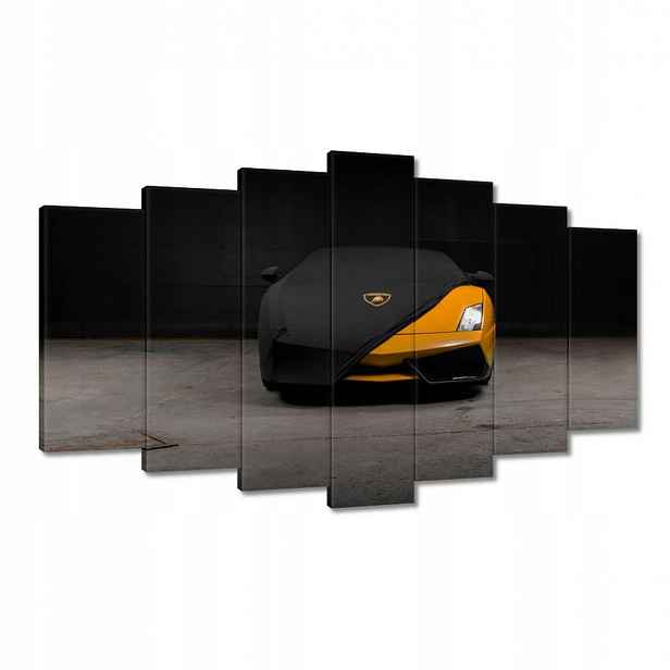 Obrazy 140x80 Oranžové auto