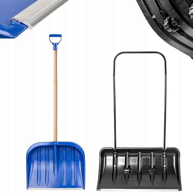 Lopata Shrnovač Sněhu Pluh Na Kolečkách Lopata Dřevěná Rukojeť