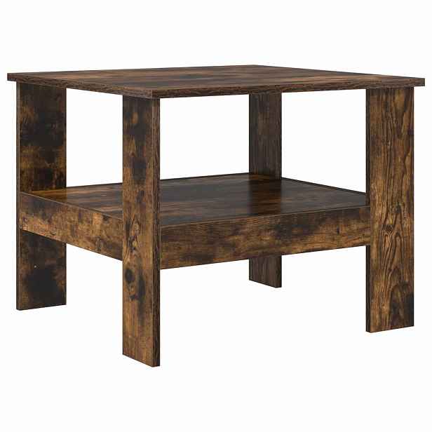 vidaXL Konferenční stolek Kouřový dub 57 x 55 x 45 cm Kompozitní dřevo