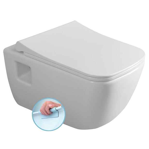 Bruckner Walter - Závěsné WC, Rimless, bílá 201.502.0