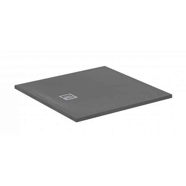 Ideal Standard Ultra Flat S + - Sprchová vanička 100x100 cm, Anti-Slip, šedá T5608FS