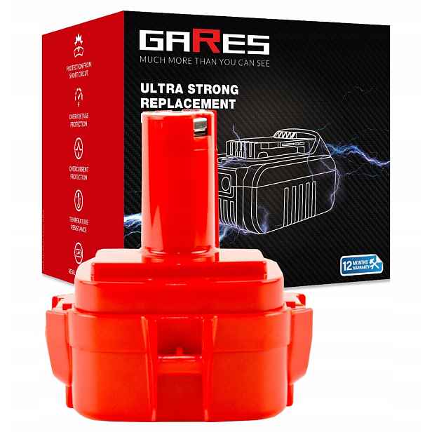 Akumulátor pro Makita 1050DA 1050D 6213DWBE 8414DWFE 12V 3Ah
