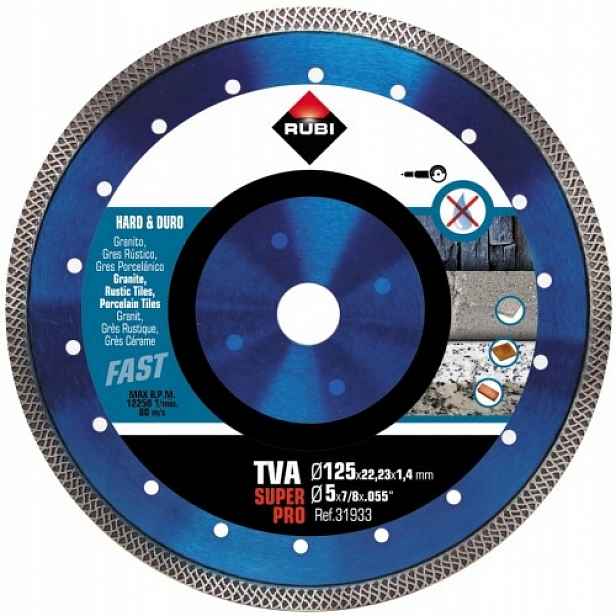 Diamantový Kotouč Pro Tvrdé Matné Materiály, Turbo Viper (tva) 125 MM