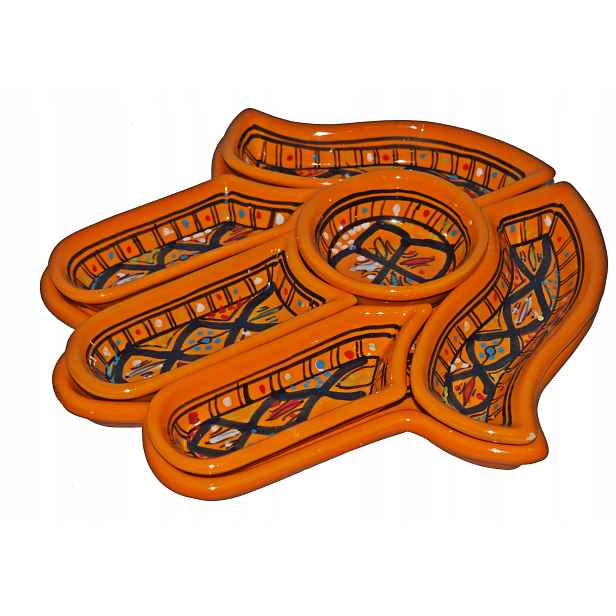 Meze Set pro Mezze Meze Fatima Maroko Tunisko Hamsa