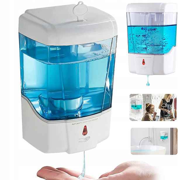 Dávkovač Dávkovač Mýdla Automat Dispenser S Senzorem 700 ML Pro Domácnost