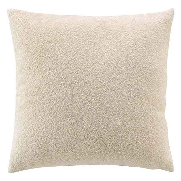 Dekorační polštář z materiálu bouclé 45x45 cm Wooly – douceur d'intérieur