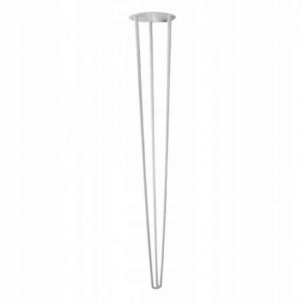 Ocelová noha Hairpin 3 tyčová Bílá 71 cm Italy