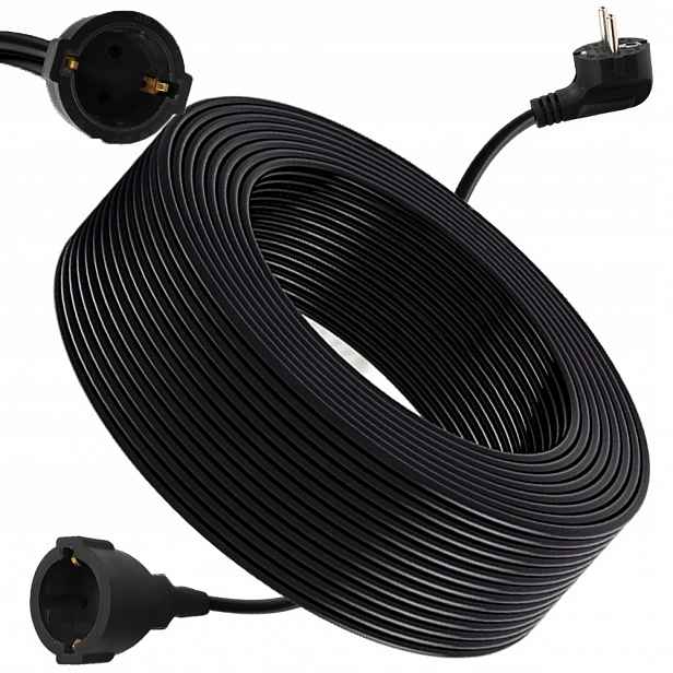 Prodlužovací Kabel 3X 0.75 30 M Silný Kabel Sekačky Na Trávu