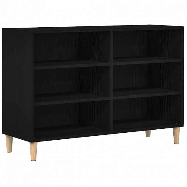 vidaXL Servírovací skříň 103,5 x 35 x 70 cm Kompozitní dřevo Černý dub