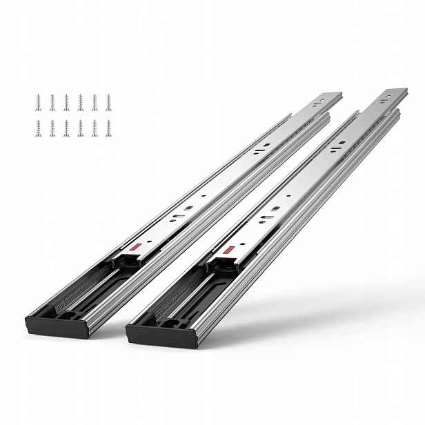 Zásuvkové lišty 50 cm 10 párů plné vysunutí soft close 45 kg kuchyně nábytek