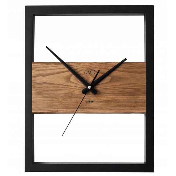 Obdélníkové Moderní Tiché Nástěnné Hodiny Jvd Loft NS22005.78XL 35x45 cm