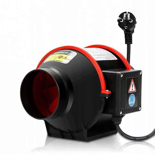 Malý kanálový ventilátor s dálkovým ovládáním 100 mm