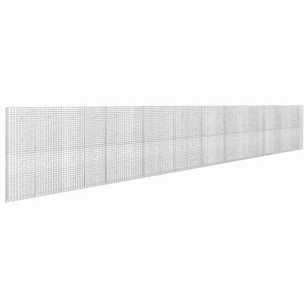 vidaXL Gabion s drátem 3,5 mm a síťkou 5x5 cm 1050x20x200 cm