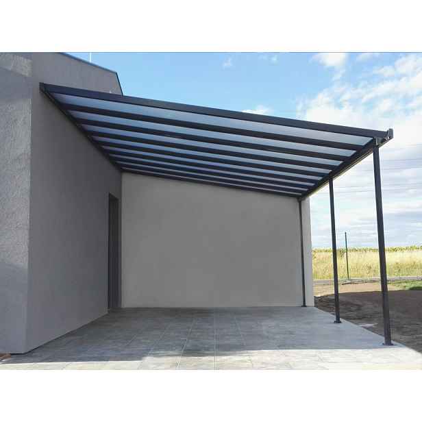 Hliníková pergola Terrassendach original 3,06 x 3,06 m - antracit GU4293153