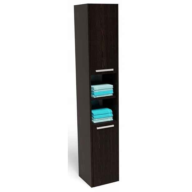 Koupelnový sloupek 30 EX3 wenge regál skříňka police