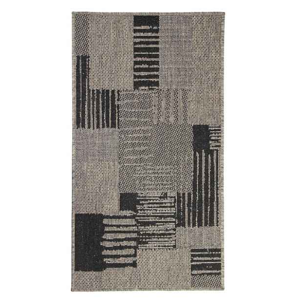Kusový koberec SISALO/DAWN 706/J48H – na ven i na doma, 160x230, šedá, chodba / předsíň, Oriental Weavers