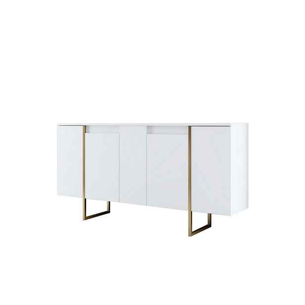Skříňka Luxe White and Gold