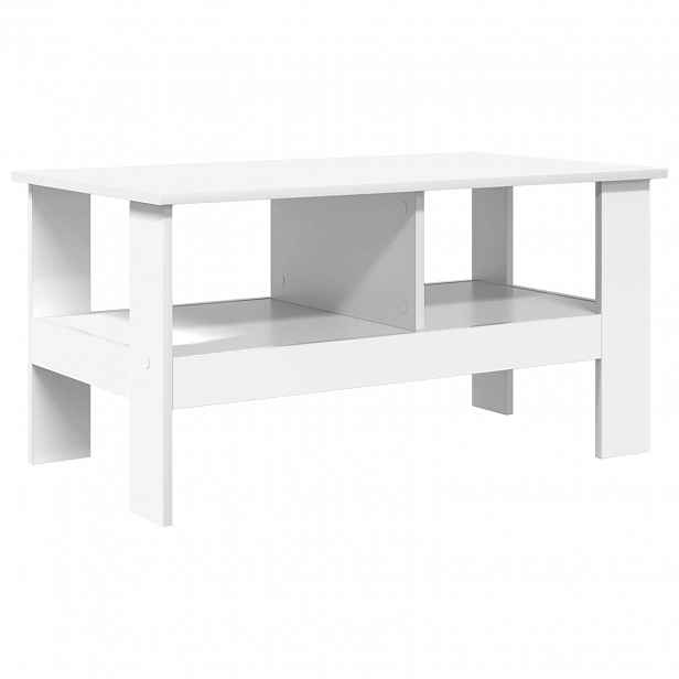 vidaXL Konferenční stolek Bílá 90 x 50 x 45 cm Kompozitní dřevo