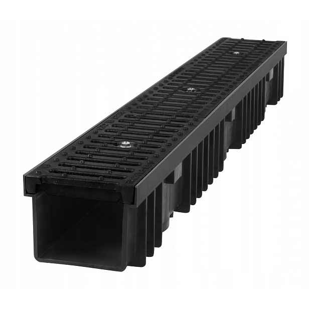 Lineární Odvodnění Koryto plast/litina h105 B125 (12,5 tuny)