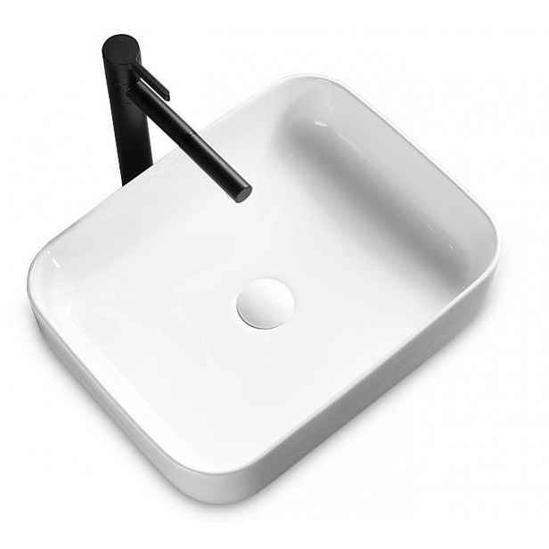 Umyvadlo Demi Slim 51x39 bílé (REA-U1953) /po/