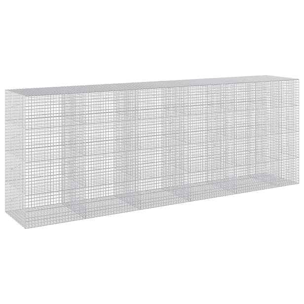 vidaXL Gabion s drátem 3,5 mm a síťkou 5x5 cm 550x100x200 cm
