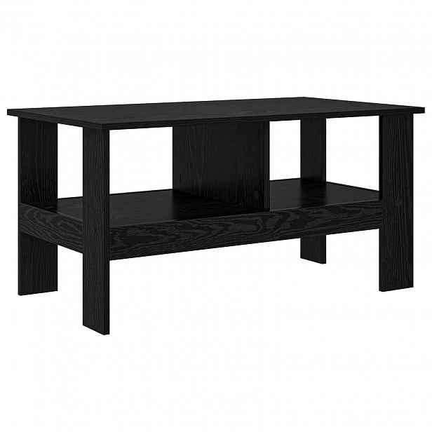 vidaXL Konferenční stolek Černý dub 90 x 50 x 45 cm Kompozitní dřevo
