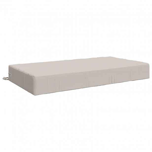 vidaXL Polštář na sedák SOEST 100% polyester Bílá 120 x 60 x 15 cm