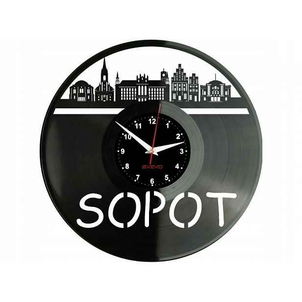 Sopot Město Polsko Nápad na Dárek Nástěnná Dekorace z vinylové desky