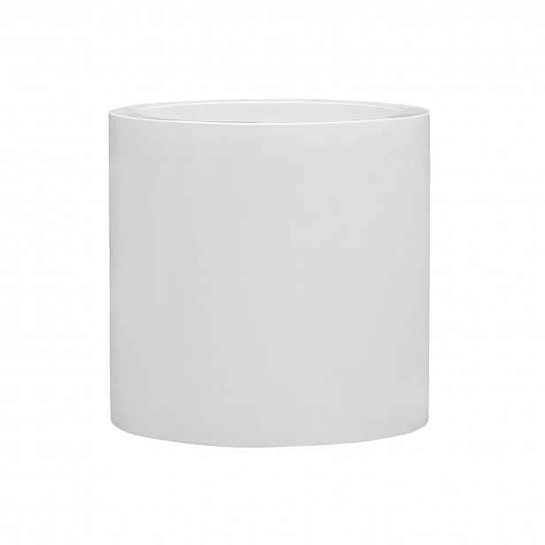 Květináč Jumbo Max, barva lesklá bílá, více velikostí - PotteryPots Velikost: L - v. 90 cm, ⌀ 90 cm