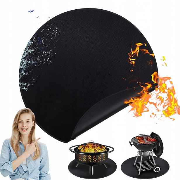 Ochranná Podložka Ohnivzdorná Pod Krb Gril Kamna 122 cm Ohniště