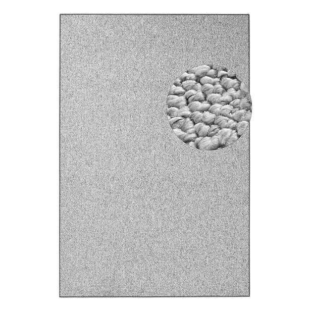 Šedý koberec 140x200 cm Wolly – BT Carpet