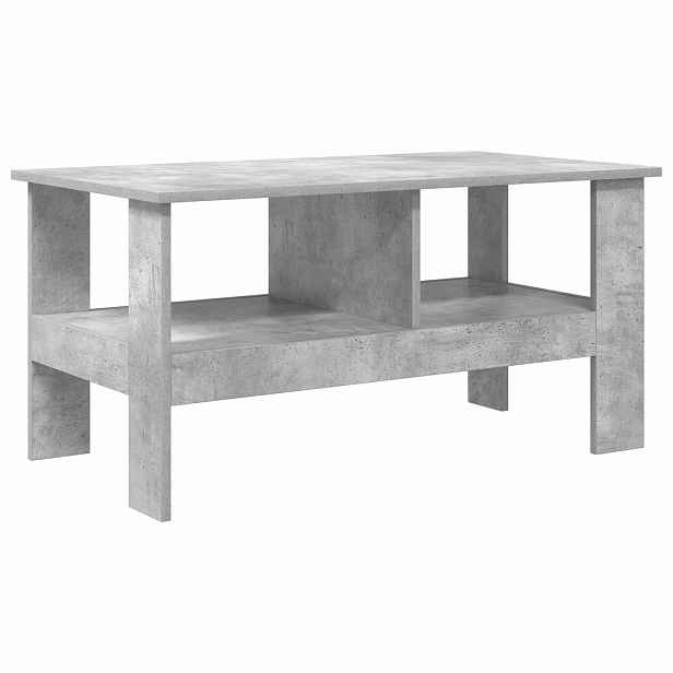 vidaXL Konferenční stolek Betonově šedá 90 x 50 x 45 cm