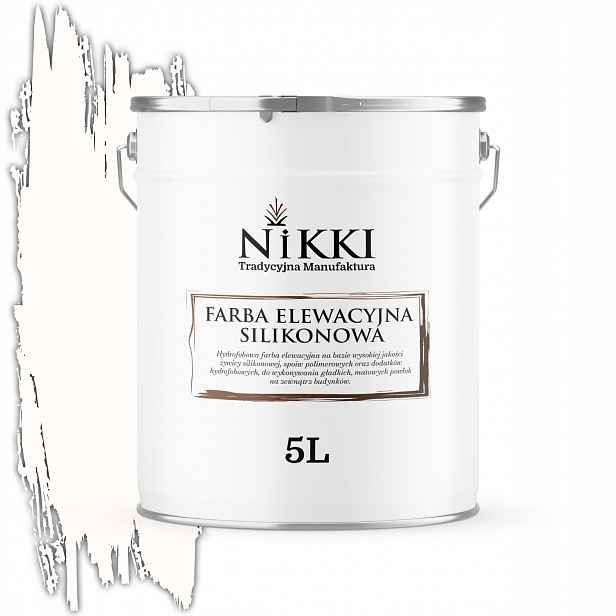 Barva Silikonová Fasádní Barva 5L Bílá Teplá F101 Uv