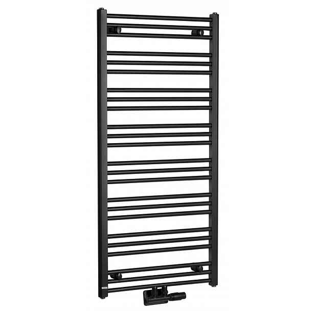 Bruckner Albrecht - Topné těleso 60x125 cm, 611 W, černá 600.117.6