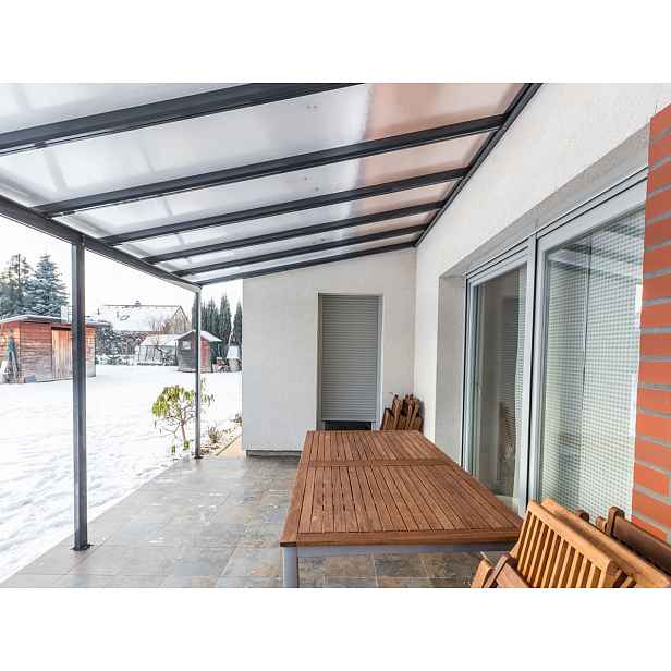 Hliníková pergola Terrassendach original 5,46 x 3,06 m - antracit GU4293159