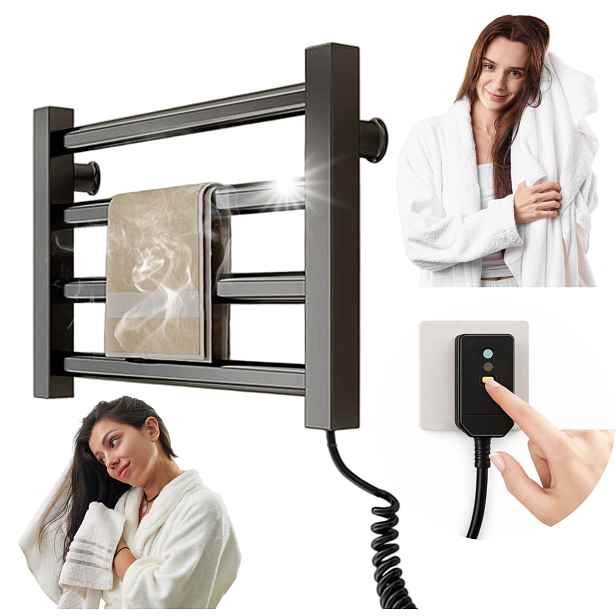 Inteligentní Koupelnový Radiátor Na Ručníky 80W Elektrický Nástěnný
