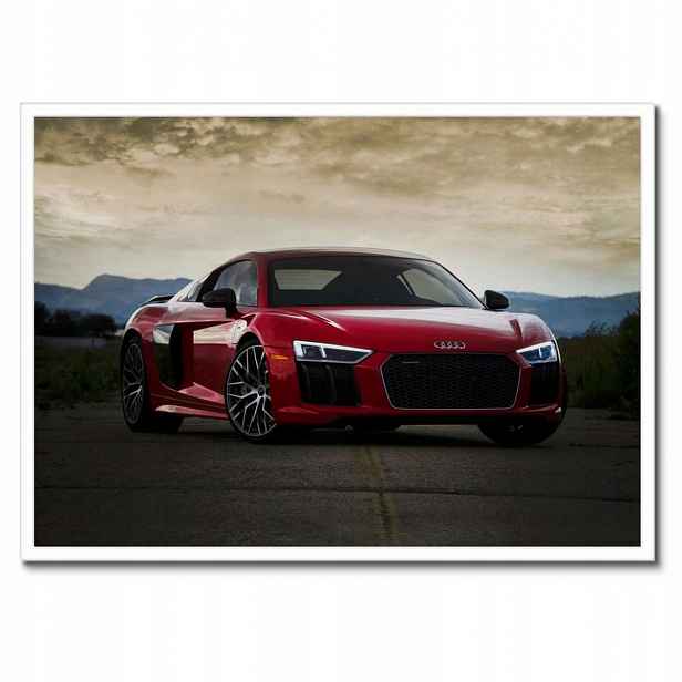 Plakáty v rámu 70x50 Červené Audi Auto