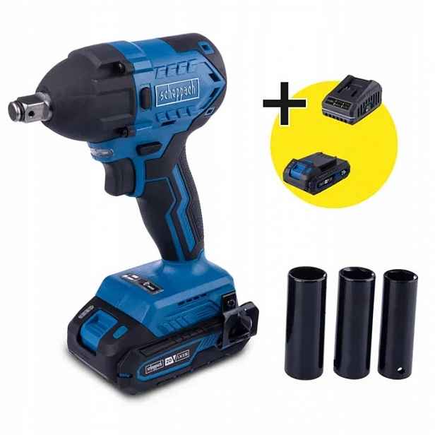 Bezkartáčový rázový utahovák BC-IW350-X 20 V Ixes Scheppach