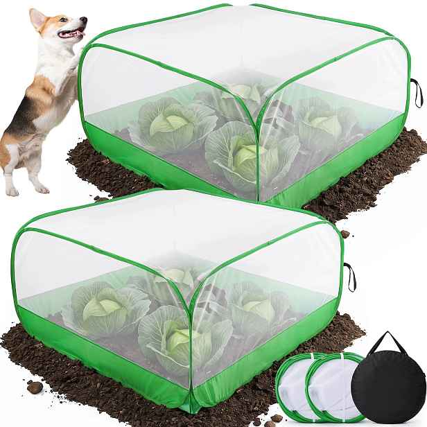 Ochranná Síť Proti Hmyzu Pro Rostliny, Skládací, Pop-up, 100 X 100 CM