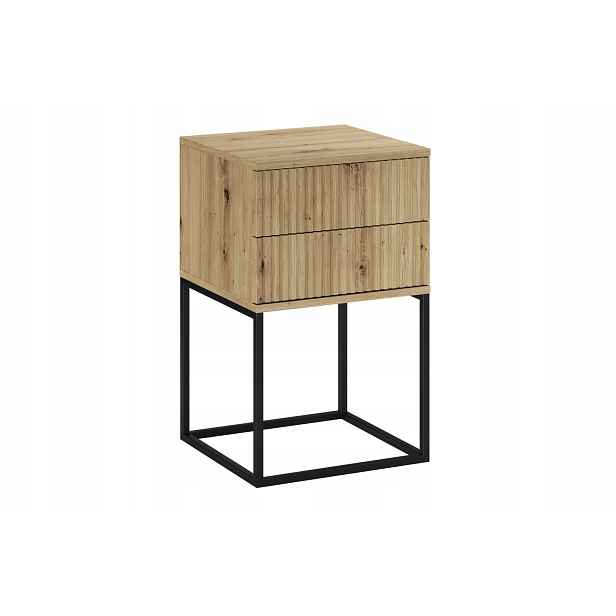 Szafka nocna z dwiema szufladami 40 cm Spello Artisan