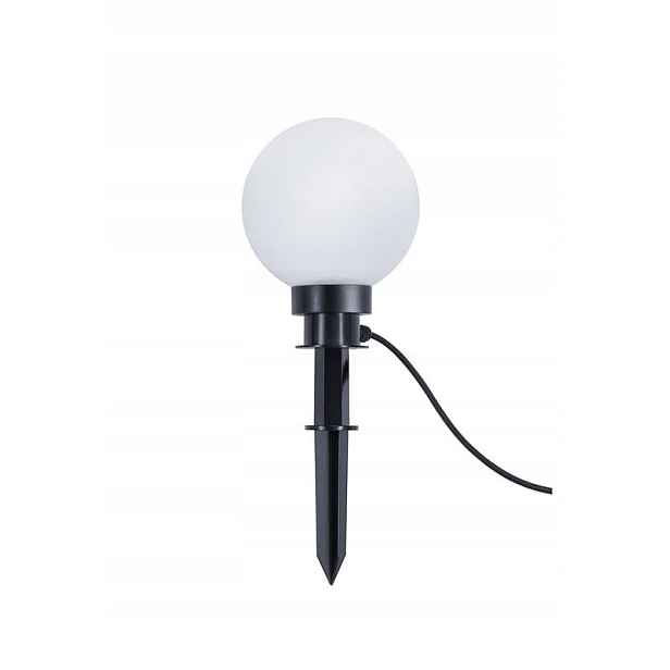 Venkovní zahradní lampa Bolo černá, sloupek E27 IP44 Rl
