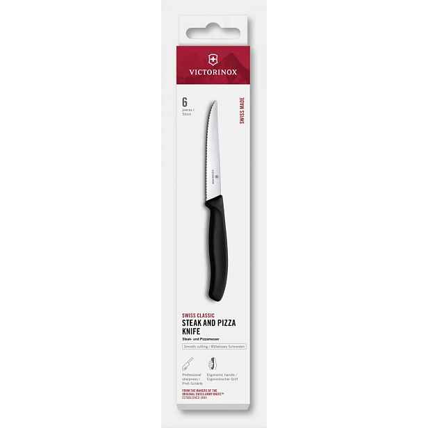 Victorinox Sada nožů na steaky a pizzu Swiss Classic, 6 dílů 6.7233.