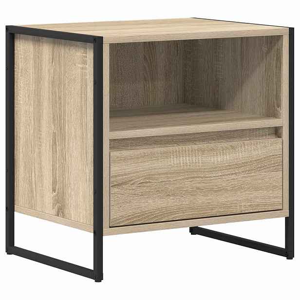 vidaXL Noční stolek Dub sonoma 50 x 39,5 x 50 cm Kompozitní dřevo