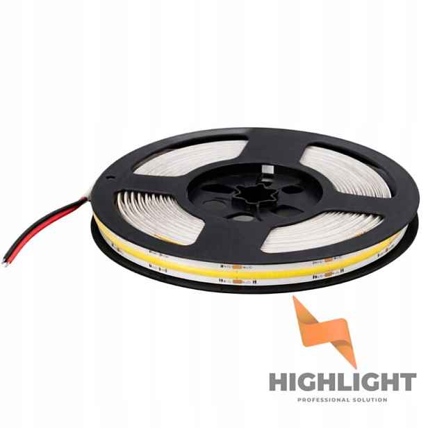 10 m Led pásek Cob 24V IP65 Dual Cct 2PIN 16W 2700-6500K 640LED Vodotěsný