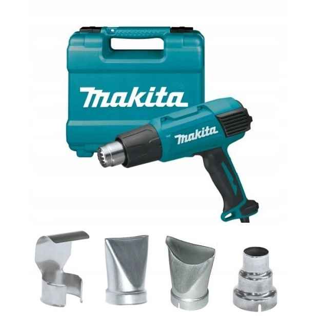 Makita HG6031VK Horkovzdušná Pistole 1800W 4 Trysky Kufr
