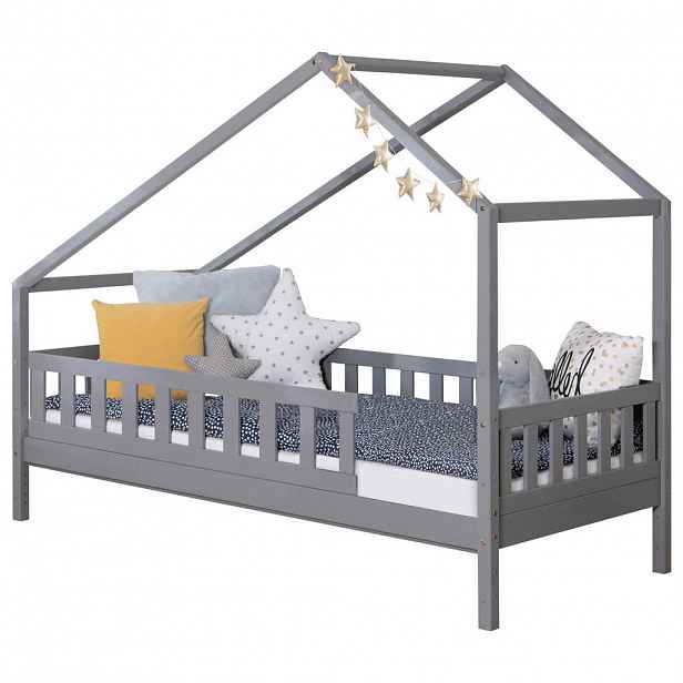 Livetastic DĚTSKÁ POSTEL SE STŘÍŠKOU 100/200 cm,
