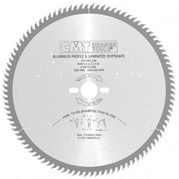 Cmt pilový kotouč 254mm*30mm 80Z lamino, plast a neželezné kovy, odhlučněný
