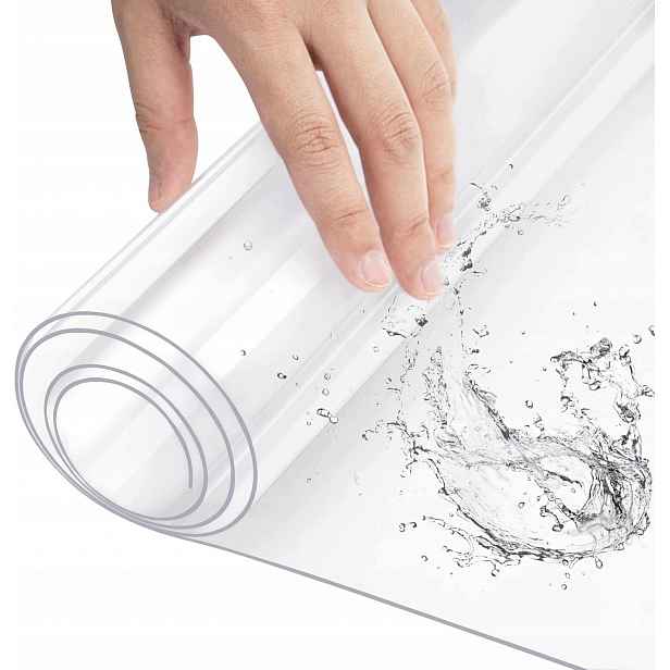 Fólie 1 MM Průhledná Woltu Podložka Na Ubrus Na Stůl 70 X 120 CM Pvc