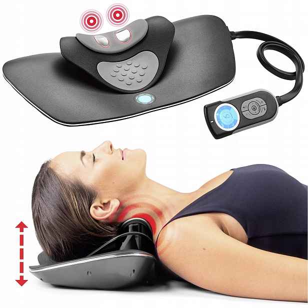 Přístroj Na Masáž Krku Elektrostimulace Plast 23X45X10 CM