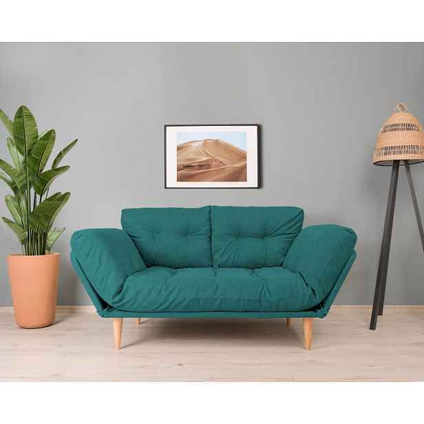 Trojmístná rozkládací pohovka Nina Daybed - Petrol Green GR124